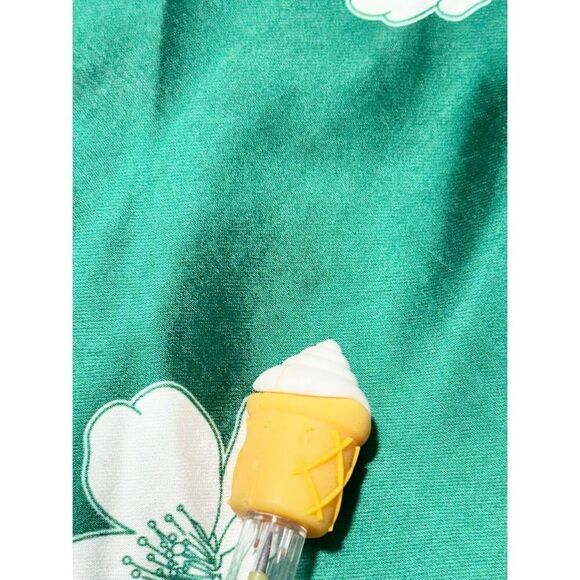 Princess Polly Women's Floral Satin Slip Mini Dress Green Size 6 - Picture 12 of 15